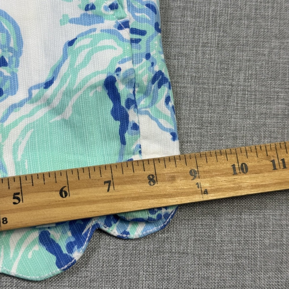 Lilly Pulitzer Floral Buttercup Hot Pants Women's 00 White Pockets 5" Inseam - Picture 7 of 10